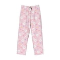 thumbnail image 4 of Xecao Easter Cute Rabbit Men's Straight Lounge Pajama Pants: The Ultimate in Comfortable Sleepwear, 4 of 9