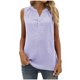 thumbnail image 1 of Tops casuales sexys sin mangas con cuello en V de verano para mujer, camisetas sin mangas con estampado regular Fridja  gh7013, 1 of 9