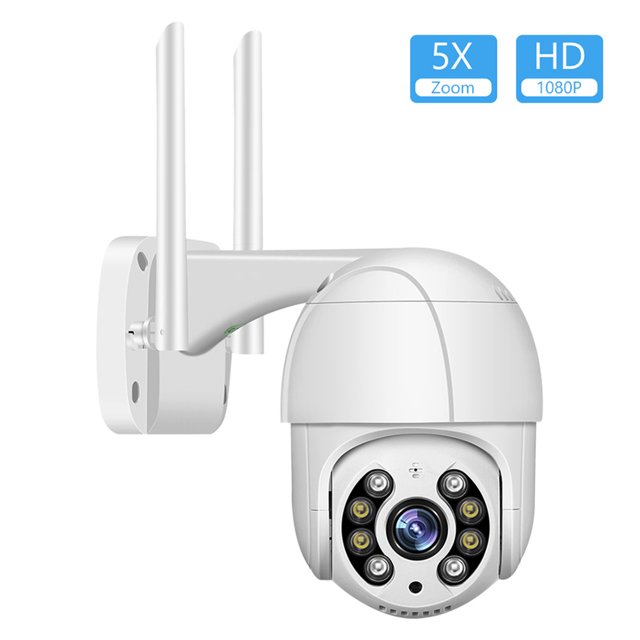 Cámara de seguridad PTZ para exteriores 1080P Vigilancia WiFi impermeable para exteriores de 2MP yeacher Cámara web