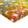 thumbnail image 2 of Ambesonne Christmas Fitted Sheet, Xmas Grunge Stars, Twin Size, Multicolor, 2 of 3