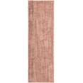 thumbnail image 2 of Jill Zarin Shaggy Chic Collection Area Rug - Shaggy (2' x 6' Runner Grapefruit Pink), 2 of 12