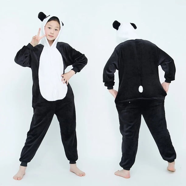Pijamas de unicornio de franela para niños, Onesies con capucha, pijamas de dibujos animados de animales para niños, pijamas de Panda para niñas, ropa de dormir para niños, Otoño e Invierno xuanjing unisex