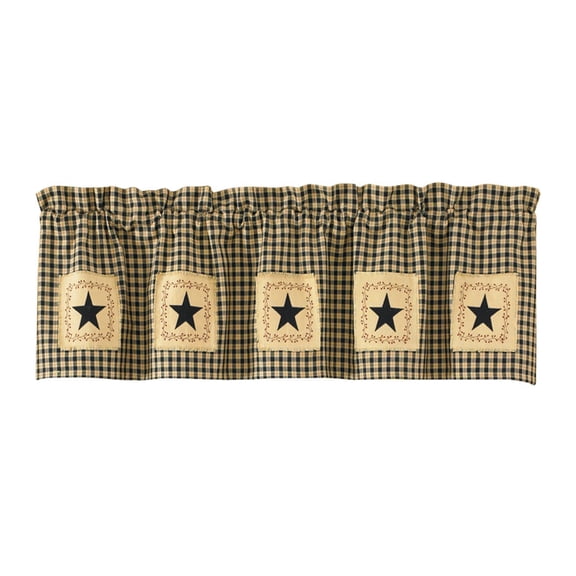 Park Designs Star Patch Lined Valance