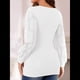 thumbnail image 5 of Camisas de Larga para Mujer, Blusas Florales de Encaje, Blusas Casuales de Punto con Escote Corazón, Blusas Elegantes Tipo Túnica XL, 5 of 7