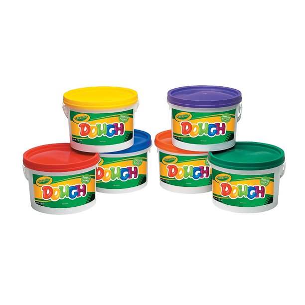 Crayola Dough Resealable Bucket - Basic Supplies - 6 Pieces - Walmart