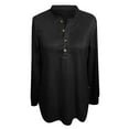 thumbnail image 4 of JJHGVB Baggy Sweatshirt for Women Lightweight Sweatshirts for Women Warm Long Sleeve Shirts for Women Womens Long Sleeve Shirts Womens Zip Up Sweatshirt Sweatshirts for Women Black L, 4 of 5
