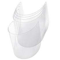 Polycarbonate Replacement Face Shields – Protective Clear Visor for Headgear, 5 Pack