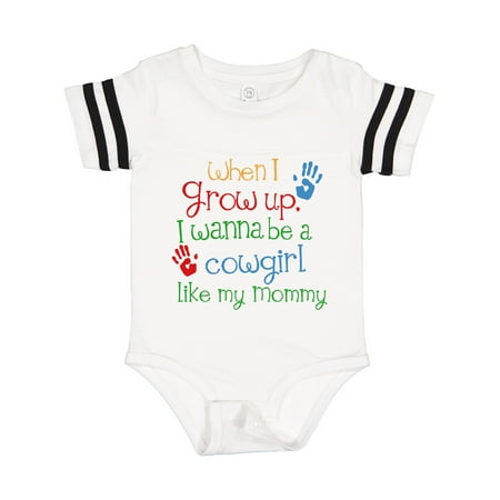 

Inktastic Cowgirl Like Mommy Gift Baby Girl Bodysuit