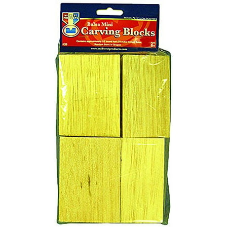 Midwest Products Project Woods Balsa Mini Carving Block Economy (Balsa Wood Tower Project Best Designs)