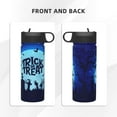 thumbnail image 3 of Sikiie Halloween Trick Or Treat Print 18OZ Insulated Straw Cup, Portable Leak-proof Sports Water Bottle, Stainless Steel Water Cup Suitable for Home and Outdoor, 3 of 8