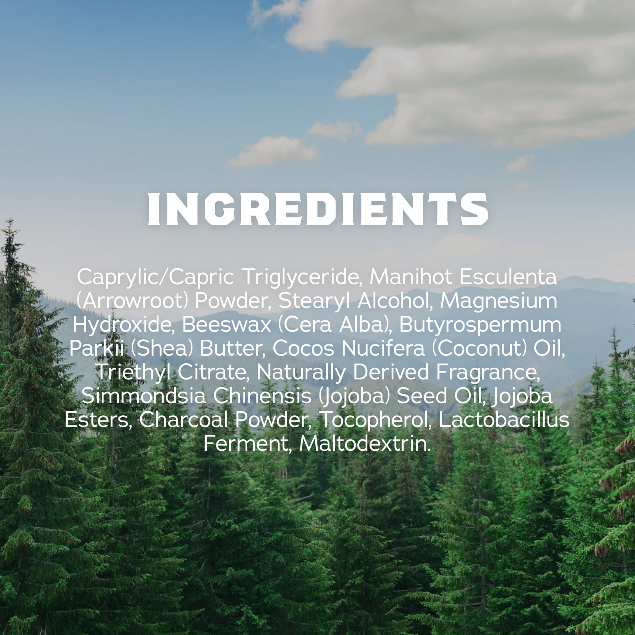 Dr. Squatch Mens Aluminum Free Deodorant, Natural Deodorant for Men, Mountain Meadow, 2.65 Oz