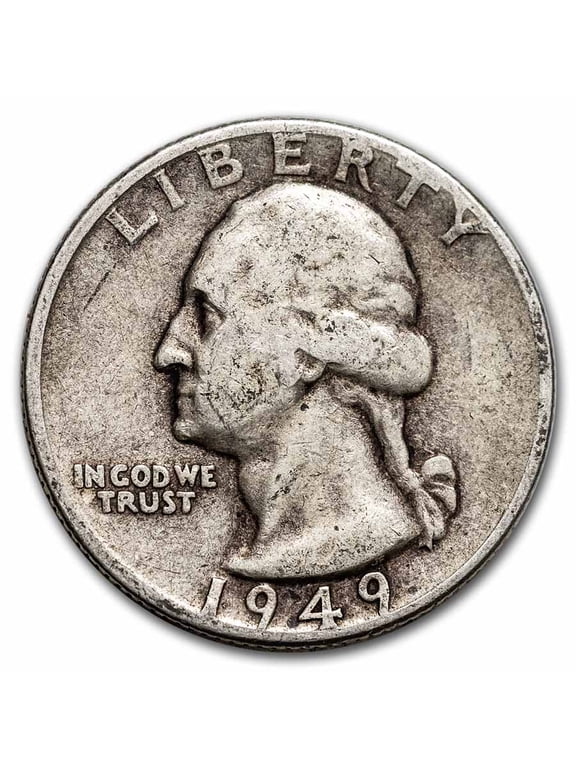 1949-D Washington Quarter Good/VF
