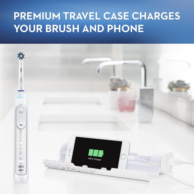 【新品未開封】BRAUN Oral-B GENIUS 10000 本体 ホワイト Oral-B Genius X 10000, AI Rechargeable Electric Toothbrush, White