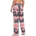 thumbnail image 5 of Men's Pajama Pants with Pockets Sleepwear Lounge Pants Stretch Casual Pink Grey Camouflage, 5 of 6