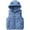 Blue557/A, variant on MEZZALL Girls Winter Coats Vests With Hood Sleeveless Kids Warm Quilted Jackets Stylish Casual Outerwear For Toddler Children Birthday Dailywear