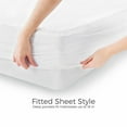 thumbnail image 2 of The Great American Store BACK TO SCHOOL COLLECTION 1800 Series Microfiber Solid 1PC Fitted Sheet For Dorm Bed (Twin, Sage) - 1800 Series Microfiber - For Boys & Girls, 2 of 3
