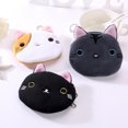 thumbnail image 2 of 1 Pack Velvet Coin Purse Cute kitten Change Cash Bag Zipper Small Purse Wallets, 2 of 3