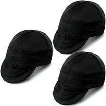 TELOLY 3 Pcs Welding Caps Welding Hats for Men Flame Resistant Cotton Welders Caps Mesh Inside Liner Welding Helmet Beanie Elastic Low Crown Hat for Electrician Gas Station (Solid Color Style)