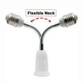 thumbnail image 3 of 4Pcs E27 to E27 Light Socket Extender Lamp Bulb Adapter Flexible Extension All-Directional Adjustable Standard Medium Light Bulb Socket Converter for Light Bulb Camera, 3 of 7
