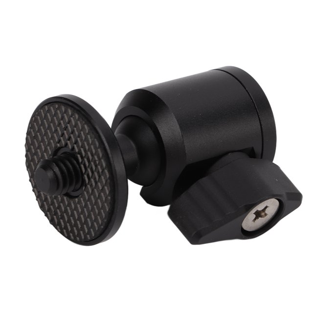Rótula De Cámara, Mini Rótula De Trípode Anodizada Negra Para Monitores Para Grabadoras De Video Para Teléfono ANGGREK Fotografía