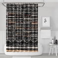 thumbnail image 1 of Abstract Southwestern Native Boho Pattern (3) Shower Curtains Reusable Shower Liner,Pattern Polyester Bathroom Curtains,bath curtain shower liners with plastic hook 72x72Inch, 1 of 4