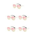 thumbnail image 1 of Minnieouse Gafas de sol poligonales con montura pequeña a la moda para hombre y mujer, lentes polarizadas, protección , cómodas, doradas, rosas Type2 NO2, 1 of 6