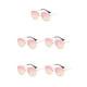 thumbnail image 3 of Sonducket Gafas de sol polarizadas con montura ligera para hombres y mujeres, materiales de protección UV a la moda, dorado, rosa, amarillo, C15 Type2 NO2, 3 of 6