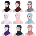 thumbnail image 3 of Soft Muslim Underscarf Neck Head Bonnet Hat Islamic Full Cover Inner Hijab Cap, 3 of 7