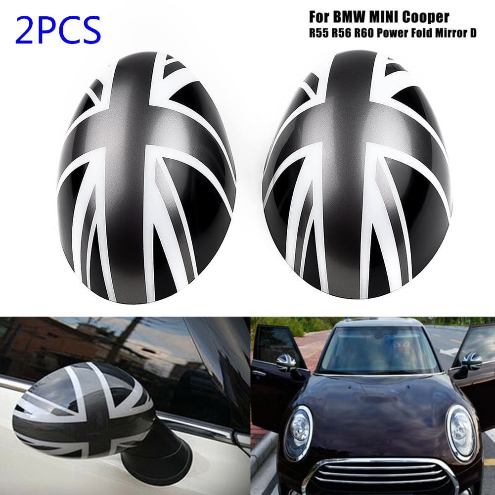 2pcs Union Wing Rearview Mirror Covers For MINI Cooper R55 ...