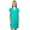 Aqua, variant on Bimba Womens Aqua Blue Long Shirt Getting Ready Buttondown Night Sleepdress-4