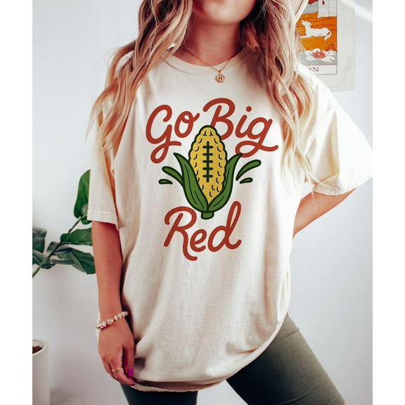 Go Big Red Shirt Nebraska Football Volleyball Basketball Tee Gift for Game Day Unisex Shirt
