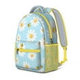 thumbnail image 4 of Floral Daisy Pattern Backpack - Vintage & Stylish with Mesh Shoulder Straps for Comfort, 4 of 6