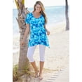 thumbnail image 4 of Woman Within Plus Size Textured Pointed Hem Tunic, 4 of 4