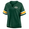 thumbnail image 2 of Women's Fanatics Green Green Bay Packers Redzone Curl Route T-Shirt, 2 of 3