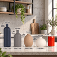 Neutral Roses Printable 4-pack Neutral Mix Ceramic Vase Set, Modern Decorative Vases for Fresh ...