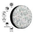 thumbnail image 4 of Yiaed white Moose winter tree Print Print Tire Wheel Cover, tire covers for trailers,rv wheel covers,rv tire covers, camper tire covers,tire covers for cars-14 inch, 4 of 6