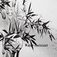 thumbnail image 4 of Black White Bamboo Shower Curtain Chinese Ink Painting Plant Art Aesthetic Shower Curtains Decorative for Bathroom Waterproof Fabric Shower Curtain with Hooks 72x72 Inches, 4 of 5
