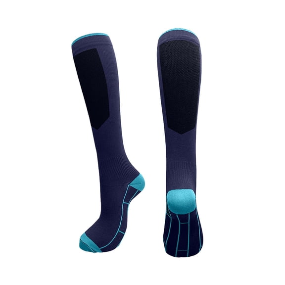 Women's Compression Knee High Socks Dark Blue M