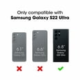thumbnail image 5 of OtterBox Galaxy S22 Ultra Symmetry Series Case - STARDUST (SILVER FLAKE), ultra-sleek, wireless charging compatible, raised edges protect camera & screen, 5 of 5