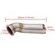 thumbnail image 1 of 44mm exhaust pipe, for HONDA CIVIC CR-V 3 version 1320, exhaust pipe, flange band 13" stainless steel~15601, 1 of 1