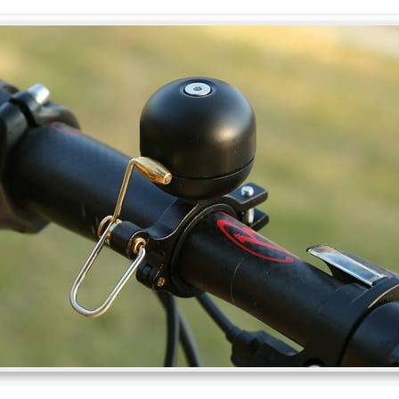 GOOHOCHY Bike Bell Black Copper Alloy 1Pack 2.9x1.4in