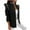 Black, variant on LYXSSBYX Winter Coats for Women Plus Clearance Women Business Attire Solid Color Long Sleeve Zipper Slimming Cardigan Coat Jacket Top