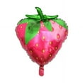 thumbnail image 1 of Globos de fresa Dulces globos de aluminio con forma de fresa Lindos globos de frutas para niñas Decoraciones para fiestas de cumpleaños con temática de fresa, 1 of 4
