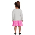 thumbnail image 3 of Trolls Toddler Girl Graphic Print Dress with Tulle Skirt, Sizes 2T-5T, 3 of 16