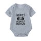 thumbnail image 1 of Body De Bebé Canastilla Onesies Para Niños Pequeños Niñas Niños Camiseta De Manga Corta Con Estampado De Letras Mono Romper Gris Odeerbi LM103-6089, 1 of 4
