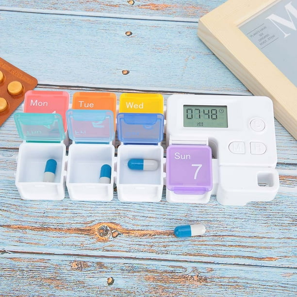 Estuche para pastillas, mini estuche portátil para guardar medicamentos, solución innovadora