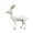 Straight head-No. 2, variant on Christmas Reindeer Figurines Decorations Standing Deer Figures Deer Model for Home Wine Cabinet Table Decors