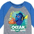 thumbnail image 3 of Disney Finding Dory - Ocean Here We Come - Toddler & Youth Raglan Graphic T-Shirt, 3 of 4