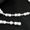 thumbnail image 3 of Collier de Mariage Mode Perle Cristal Dos Tombant Collier de Mariée Dos Collier pour Mariage Bal, 3 of 6