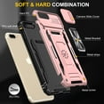 thumbnail image 4 of LeYi iPhone 8 Plus Case, iPhone 7 Plus Case with Screen Protector[2 Pack], [Slide Camera Cover Protection] Military Grade Shockproof Full Body Protective Cover for iPhone 7/8 Plus Case-Rose Gold, 4 of 8